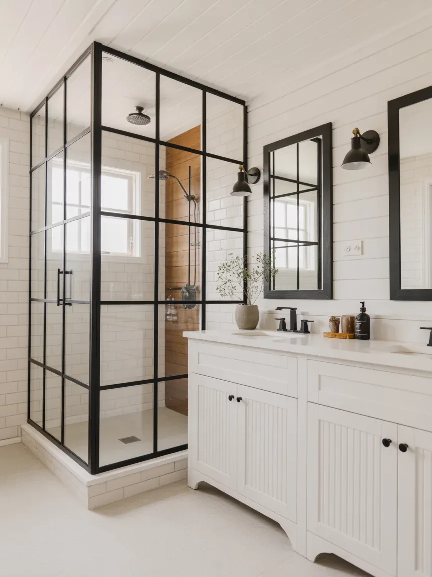 4. Modern Farmhouse Black and White Layout 4. Modern Farmhouse Black and White Layout