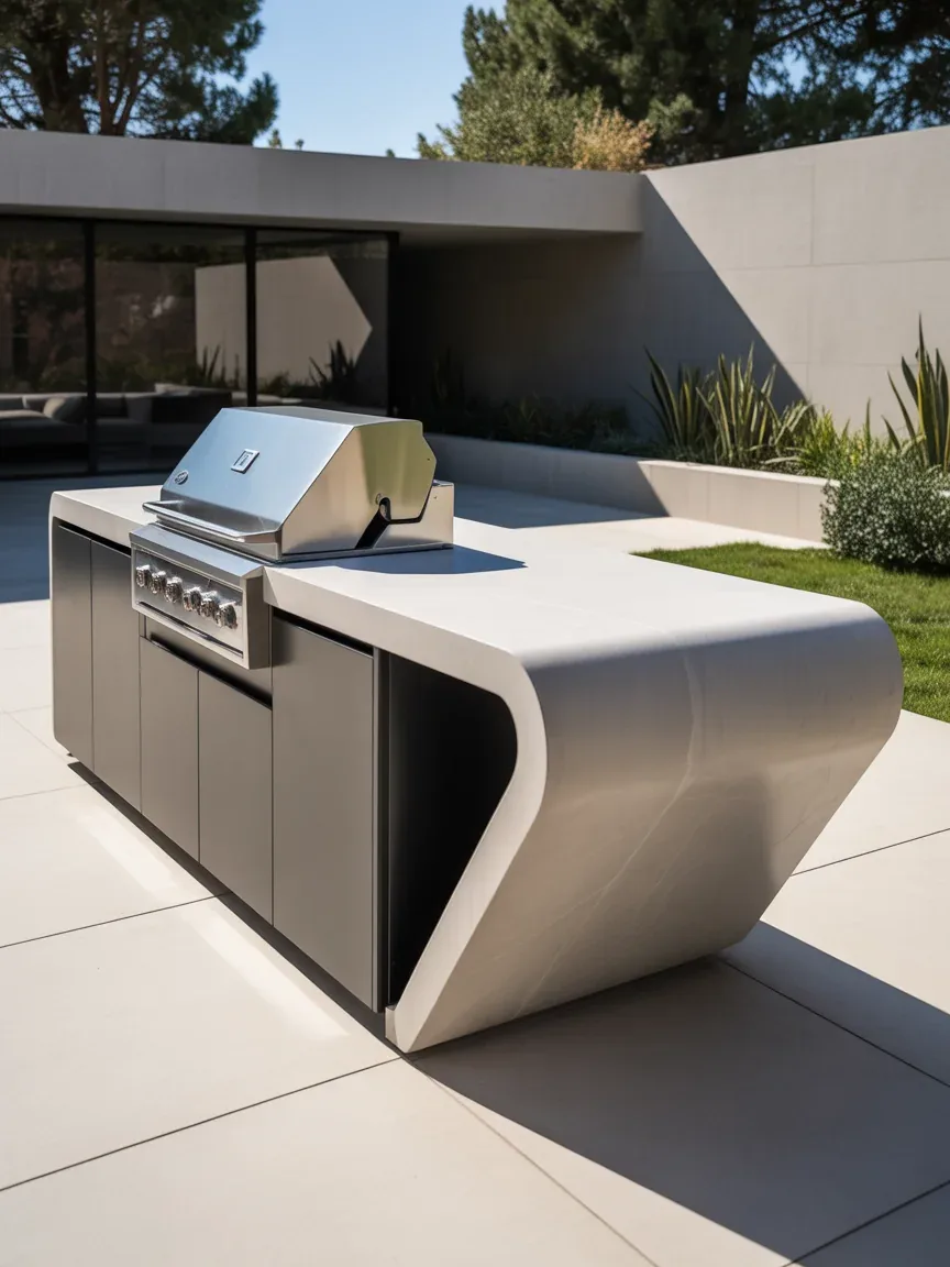 10. Modern Floating Island Layout 10. Modern Floating Island Layout