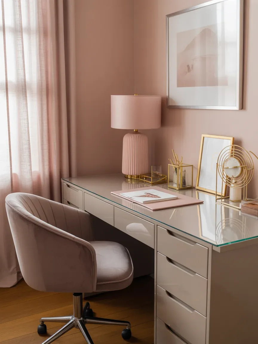 7. Modern Glam Home Office 7. Modern Glam Home Office