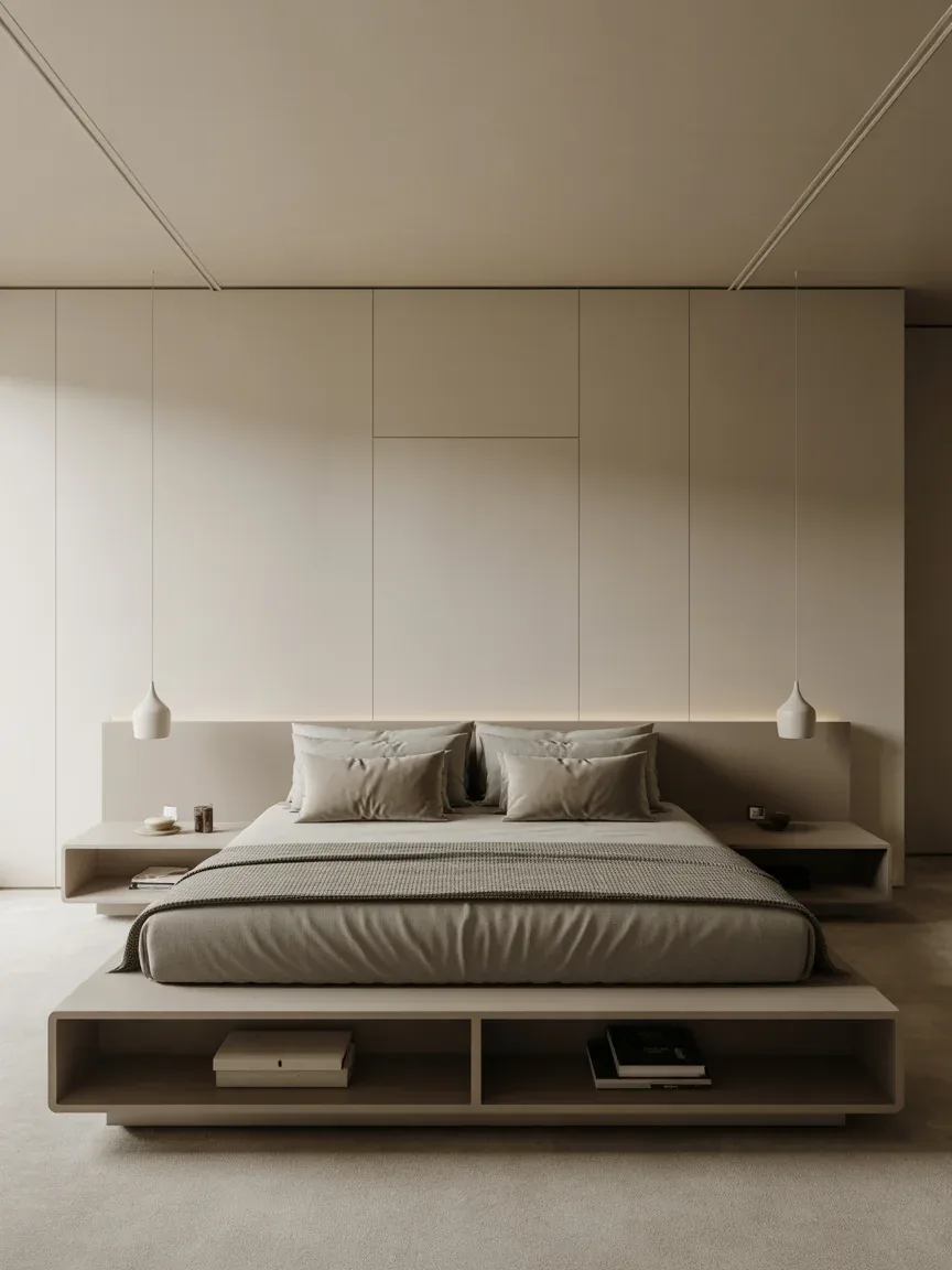 3. Modern Minimalist Suite With Hidden Storage 3. Modern Minimalist Suite With Hidden Storage