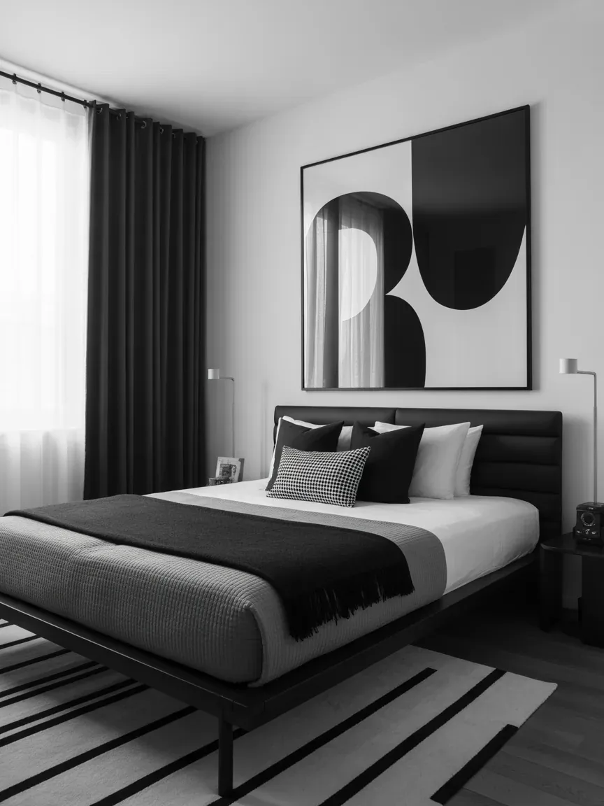 6. Modern Monochrome Chic 6. Modern Monochrome Chic