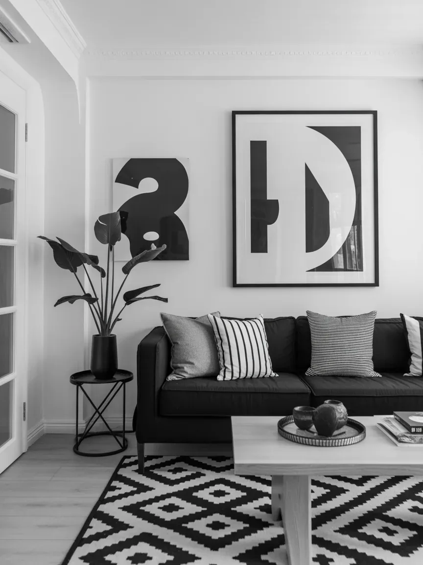 11. Monochrome Black and White Chic 11. Monochrome Black and White Chic