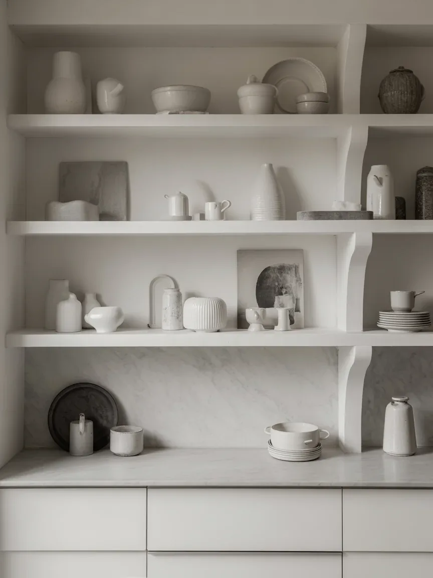 12. Monochrome Calm In Soft Whites 12. Monochrome Calm In Soft Whites