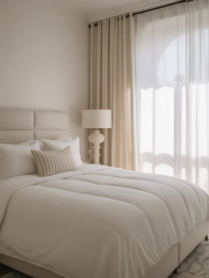 6. Monochrome White Hotel Suite 6. Monochrome White Hotel Suite
