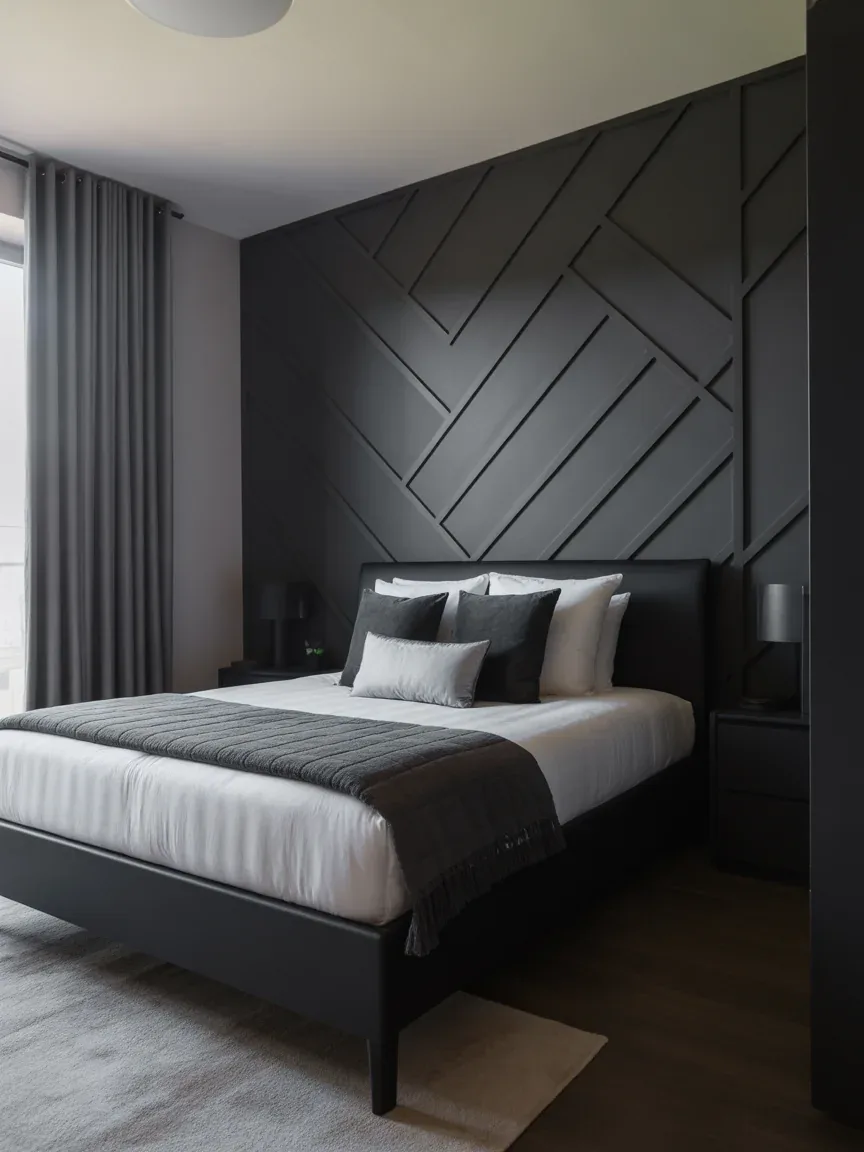 2. Moody Charcoal Geometric Drama 2. Moody Charcoal Geometric Drama