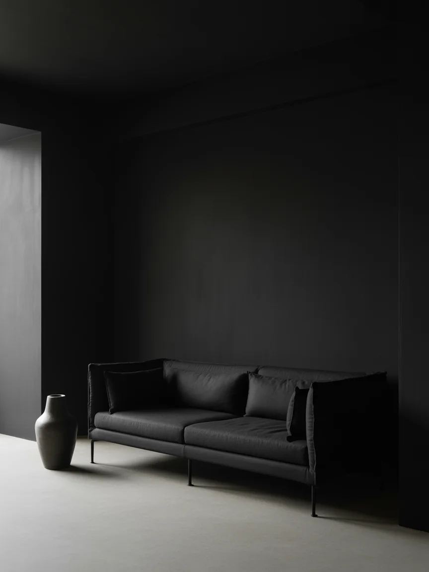 1. Moody Minimalist Black Haven