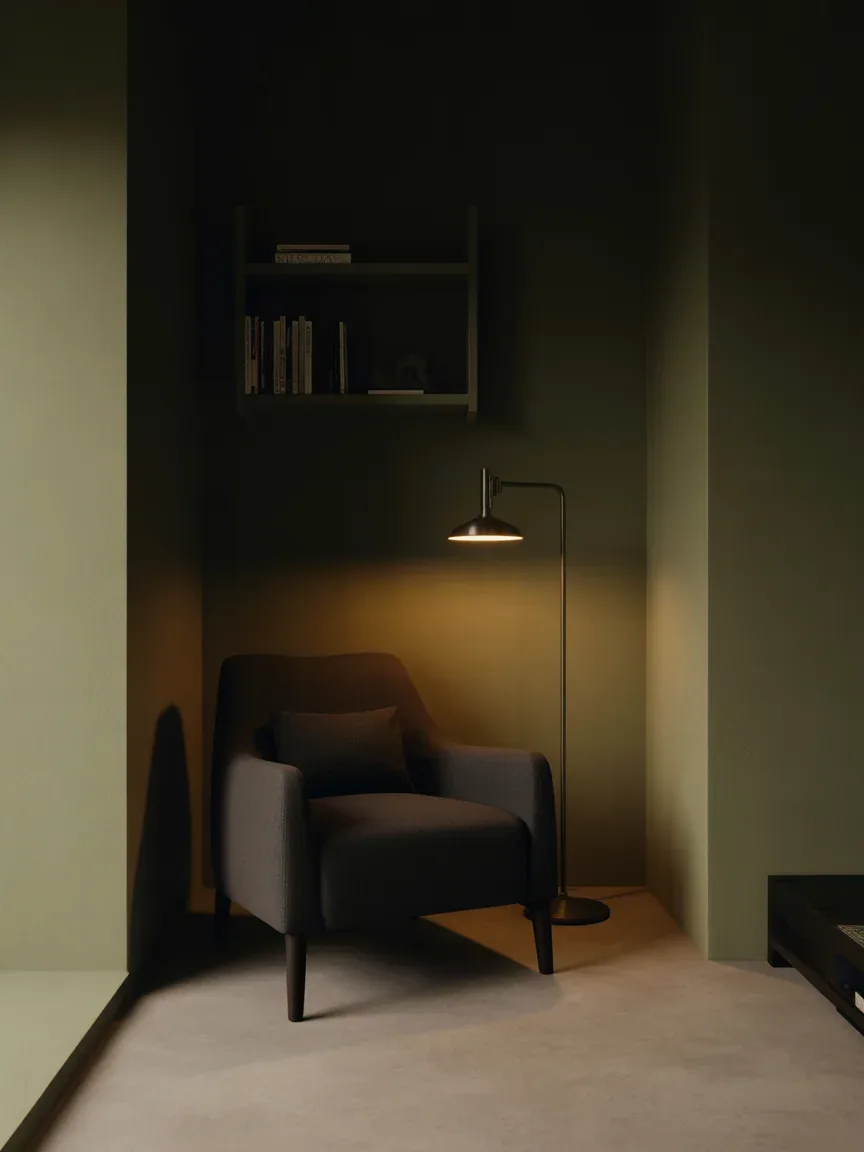 4. Moody Minimalist Reading Nook 4. Moody Minimalist Reading Nook