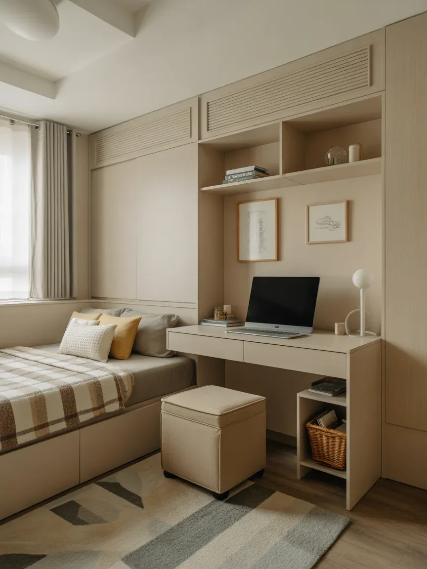 18. Multi-Functional Bedroom Space 18. Multi-Functional Bedroom Space
