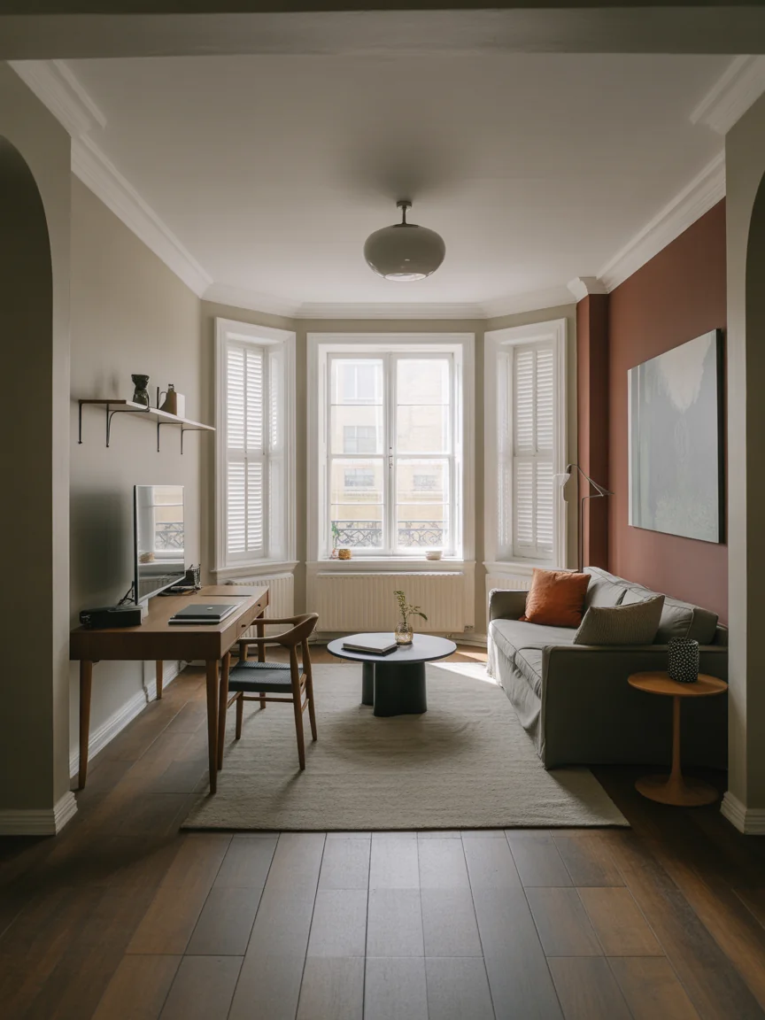 19. Multi-Functional Work + Lounge Space