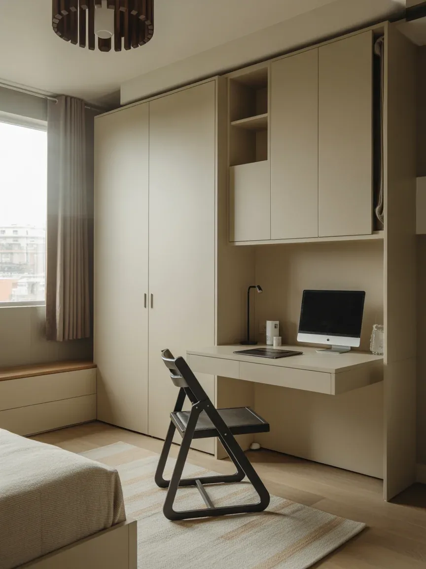 3. Murphy Bed With Fold-Down Desk Combo 3. Murphy Bed With Fold-Down Desk Combo