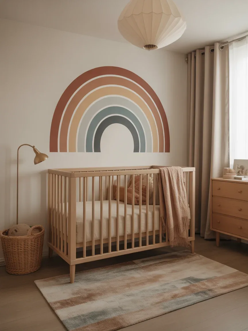 17. Muted Rainbow Accent Nursery 17. Muted Rainbow Accent Nursery