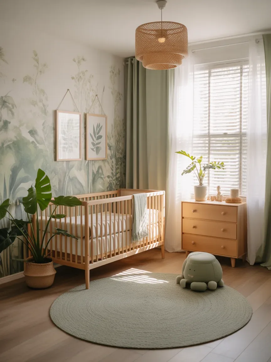 15. Nature-Inspired Calm Nursery 15. Nature-Inspired Calm Nursery