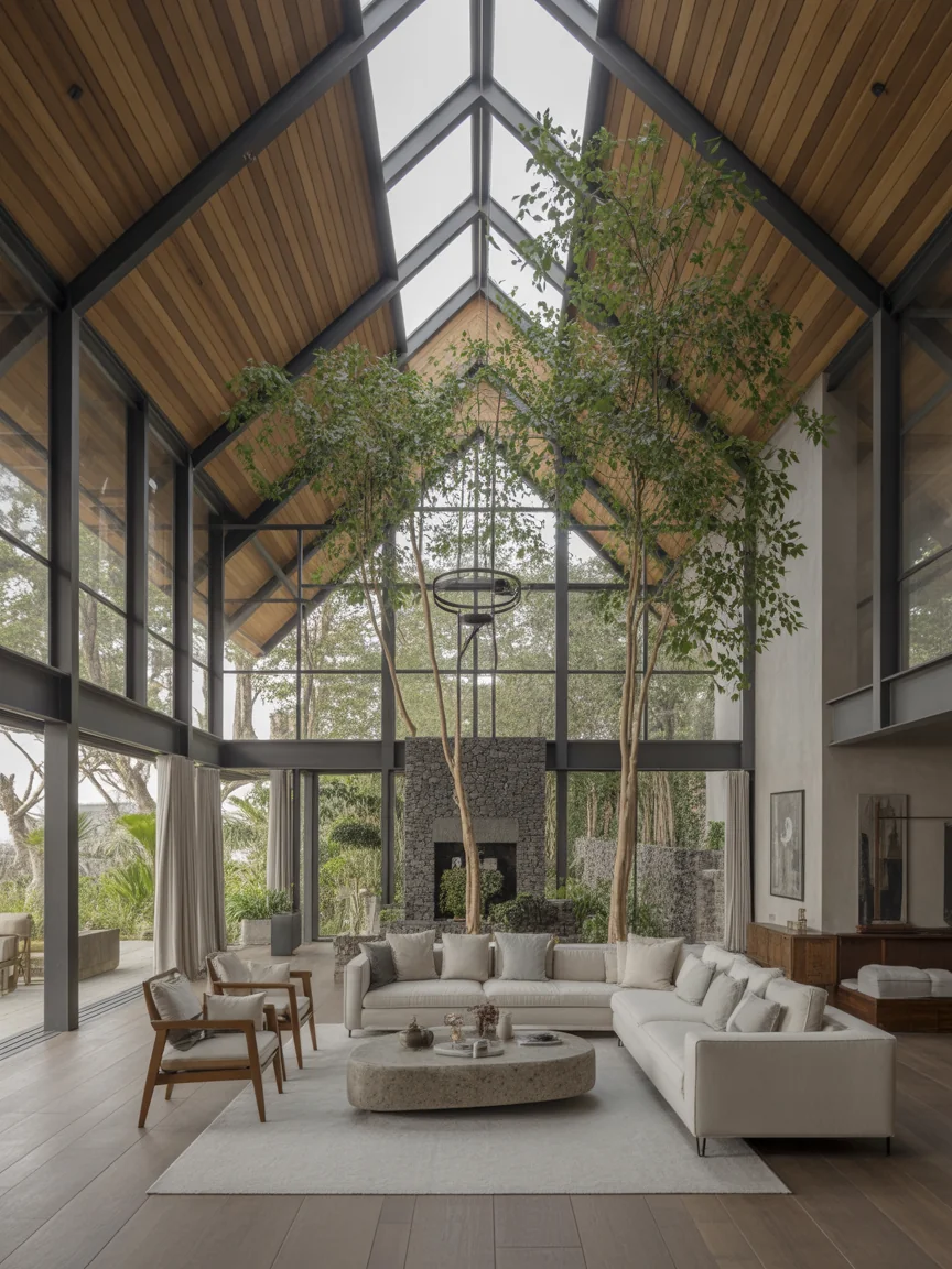 14. Nature-Inspired Indoor Oasis