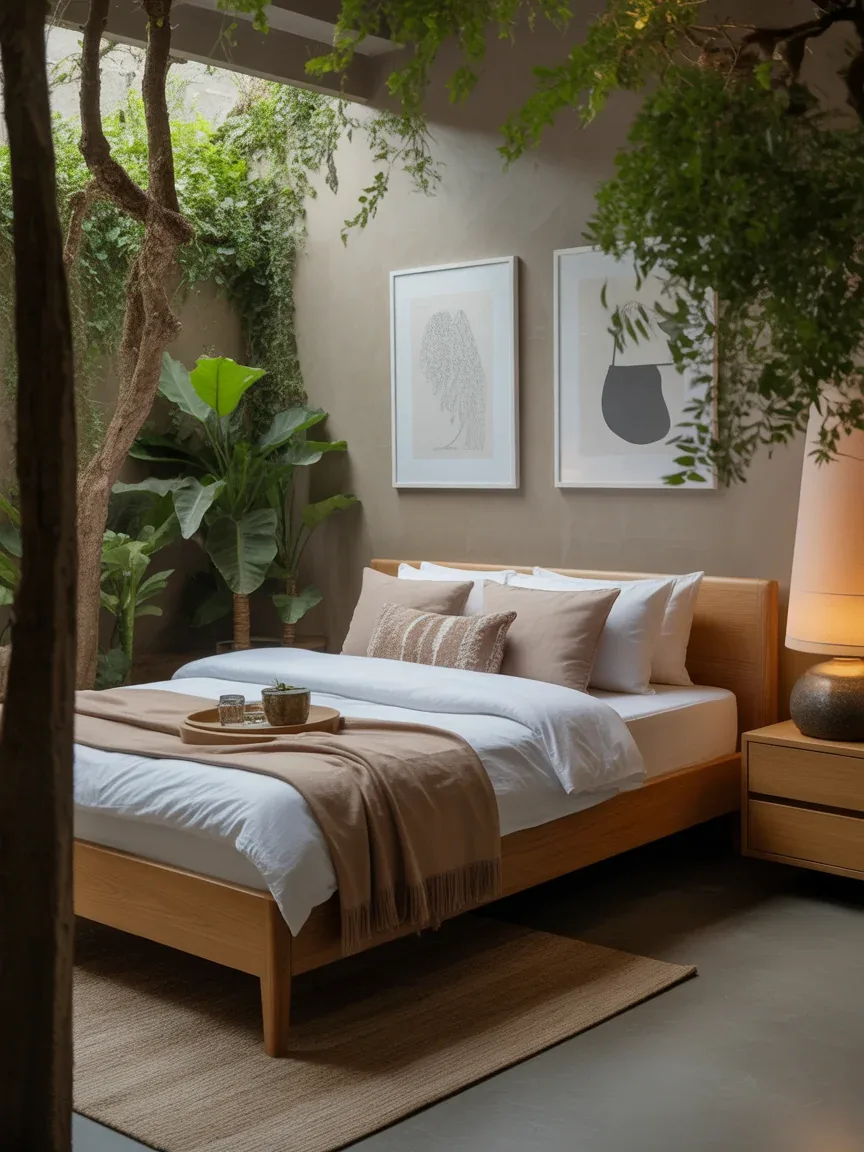 23. Nature-Inspired Room With Organic Materials 23. Nature-Inspired Room With Organic Materials