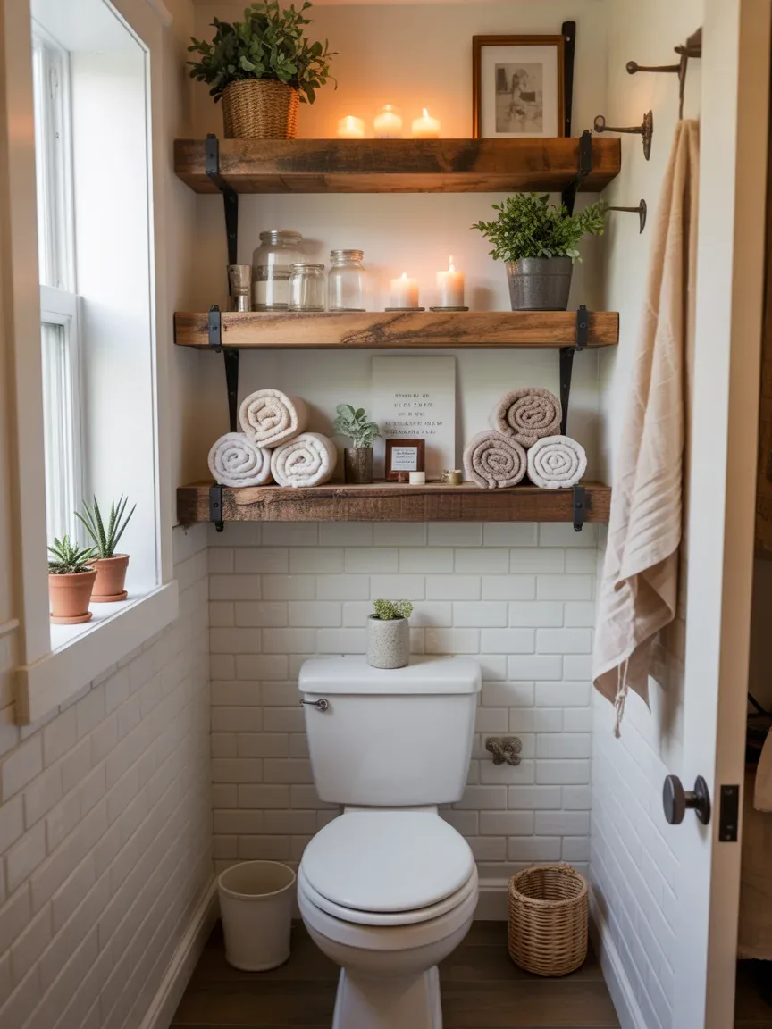 10. Open Shelf Farmhouse Storage Wall 10. Open Shelf Farmhouse Storage Wall