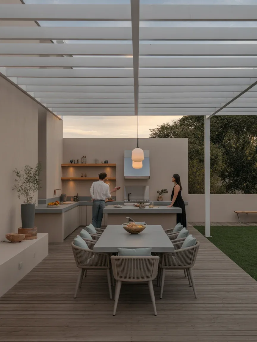 12. Open-Air Dining Kitchen Combo 12. Open-Air Dining Kitchen Combo