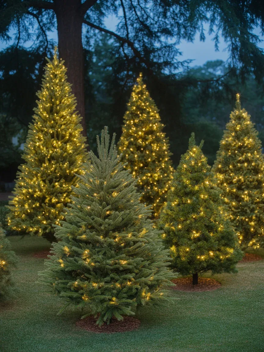 8. Outdoor Christmas Tree Wonderland 8. Outdoor Christmas Tree Wonderland