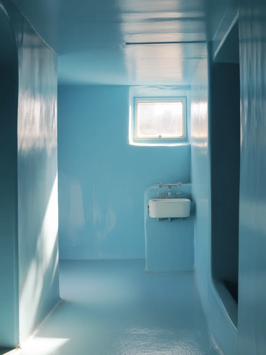 15. Pale Blue Serenity Space