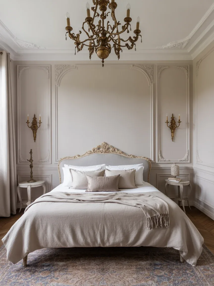 9. Parisian Apartment Chic Bedroom 9. Parisian Apartment Chic Bedroom