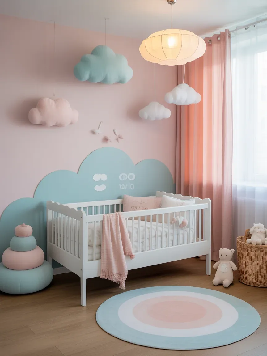 12. Pastel Dreamland Baby Room 12. Pastel Dreamland Baby Room