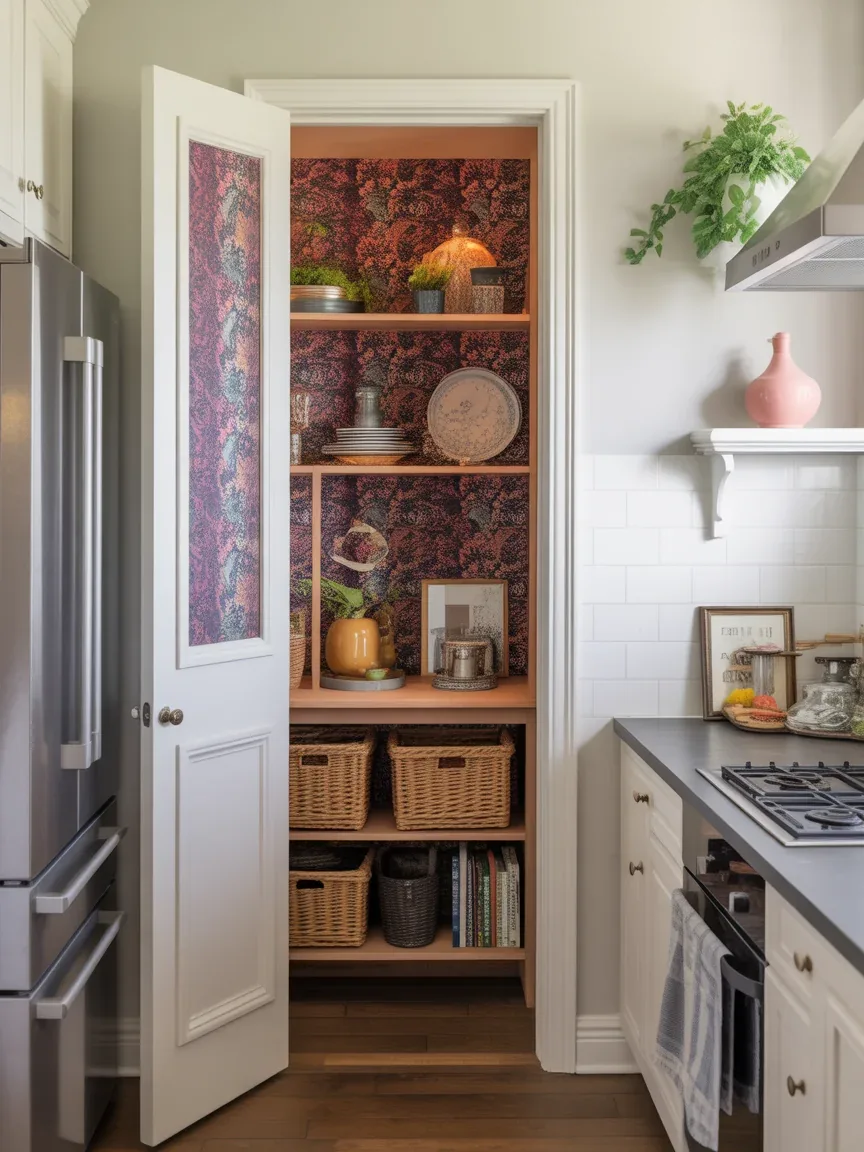 13. Patterned Wallpaper Panel Door 13. Patterned Wallpaper Panel Door