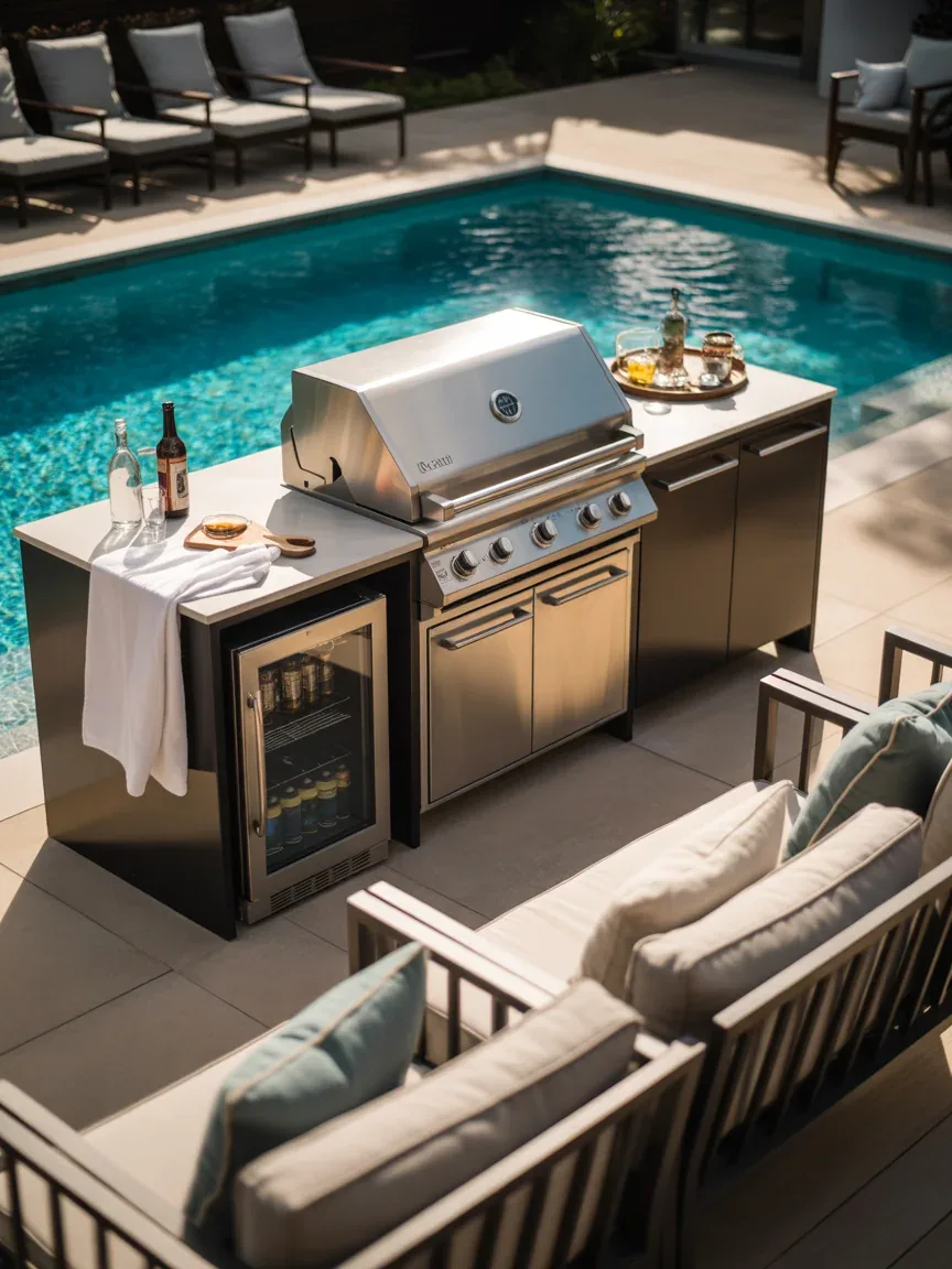 9. Poolside Resort Barbecue Hub 9. Poolside Resort Barbecue Hub