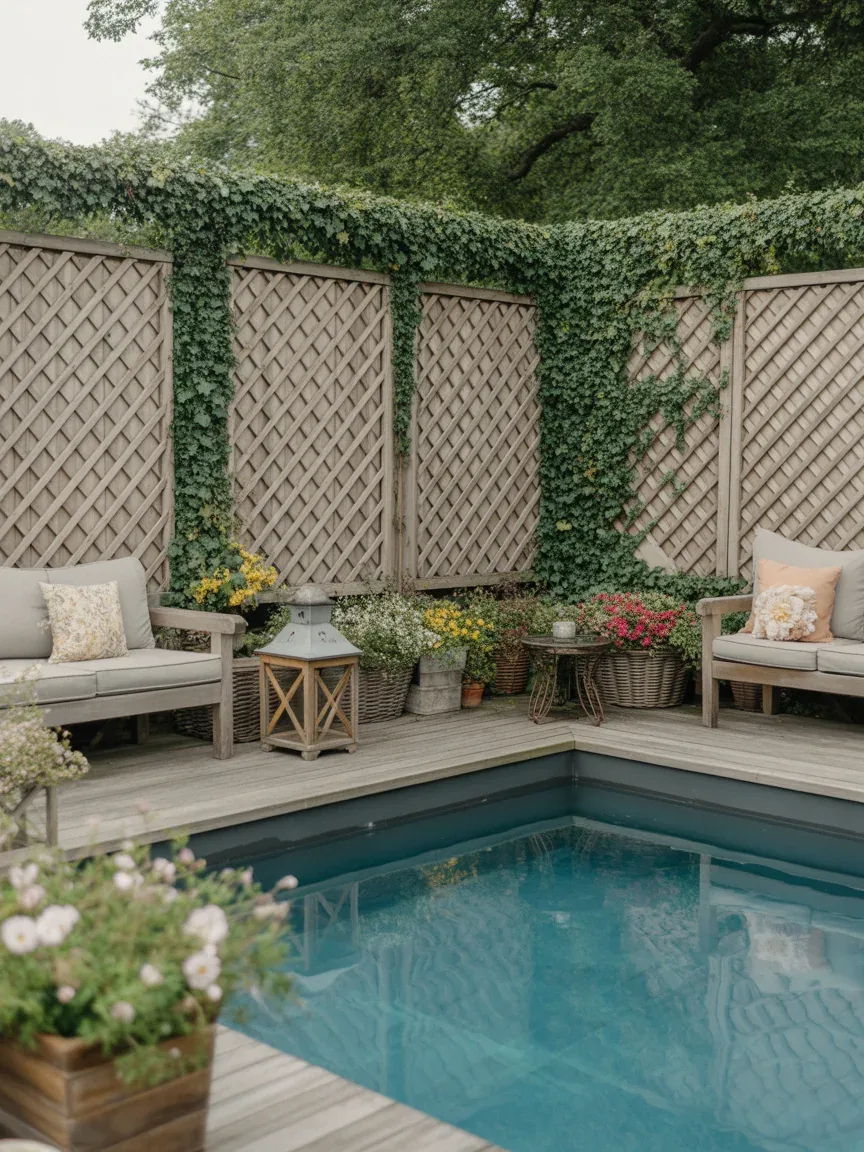 9. Portable Garden Trellis Fence With Locking Gate 9. Portable Garden Trellis Fence With Locking Gate