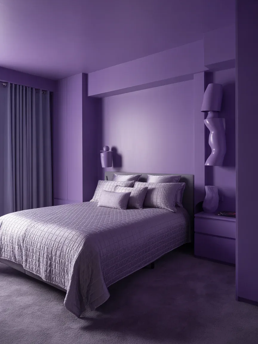 20. Purple and Silver Modern Edge 20. Purple and Silver Modern Edge