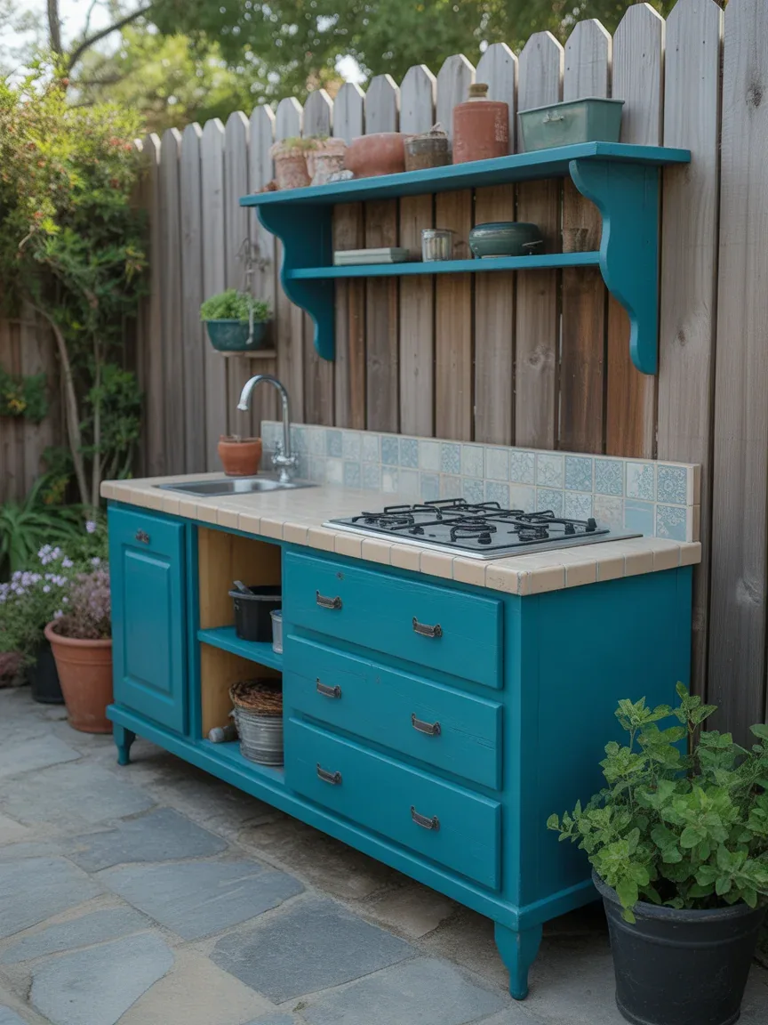 7. Repurposed Dresser Kitchen 7. Repurposed Dresser Kitchen