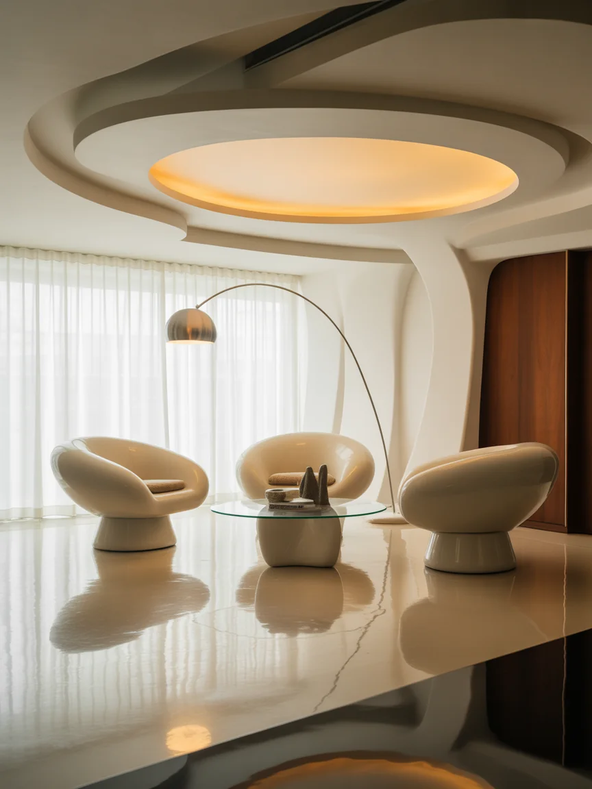 19. Retro Futuristic Mid-Century