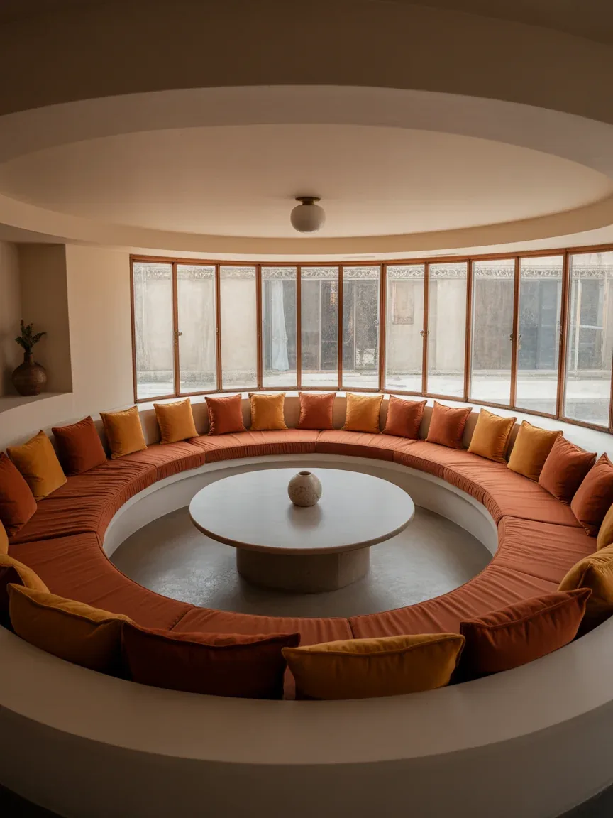 2. Retro Sunken Conversation Pit Revival 2. Retro Sunken Conversation Pit Revival