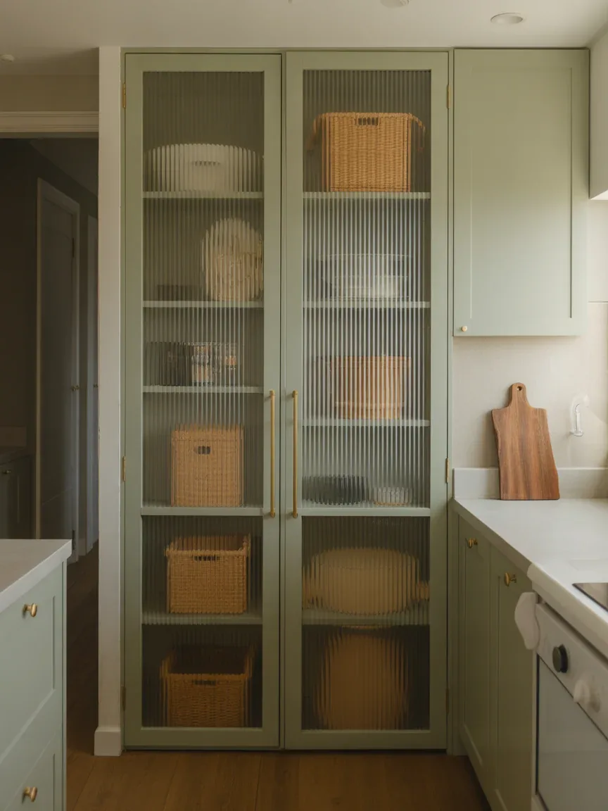 20. Ribbed Glass Door For Subtle Texture 20. Ribbed Glass Door For Subtle Texture