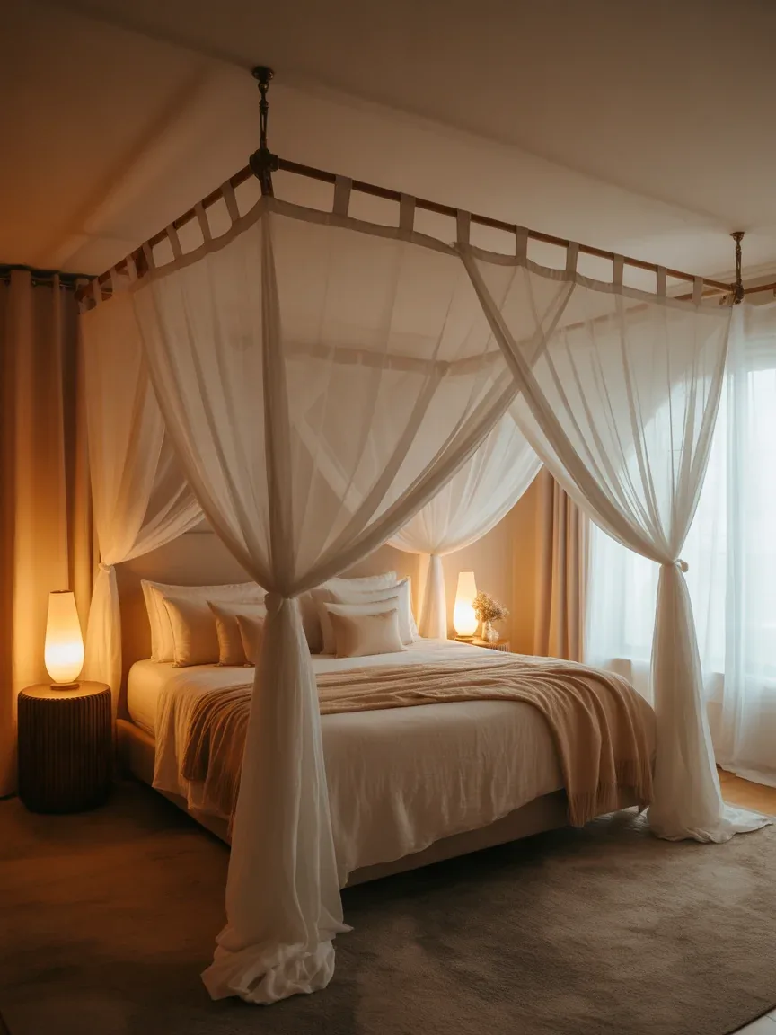 16. Romantic Canopy Bed Haven 16. Romantic Canopy Bed Haven