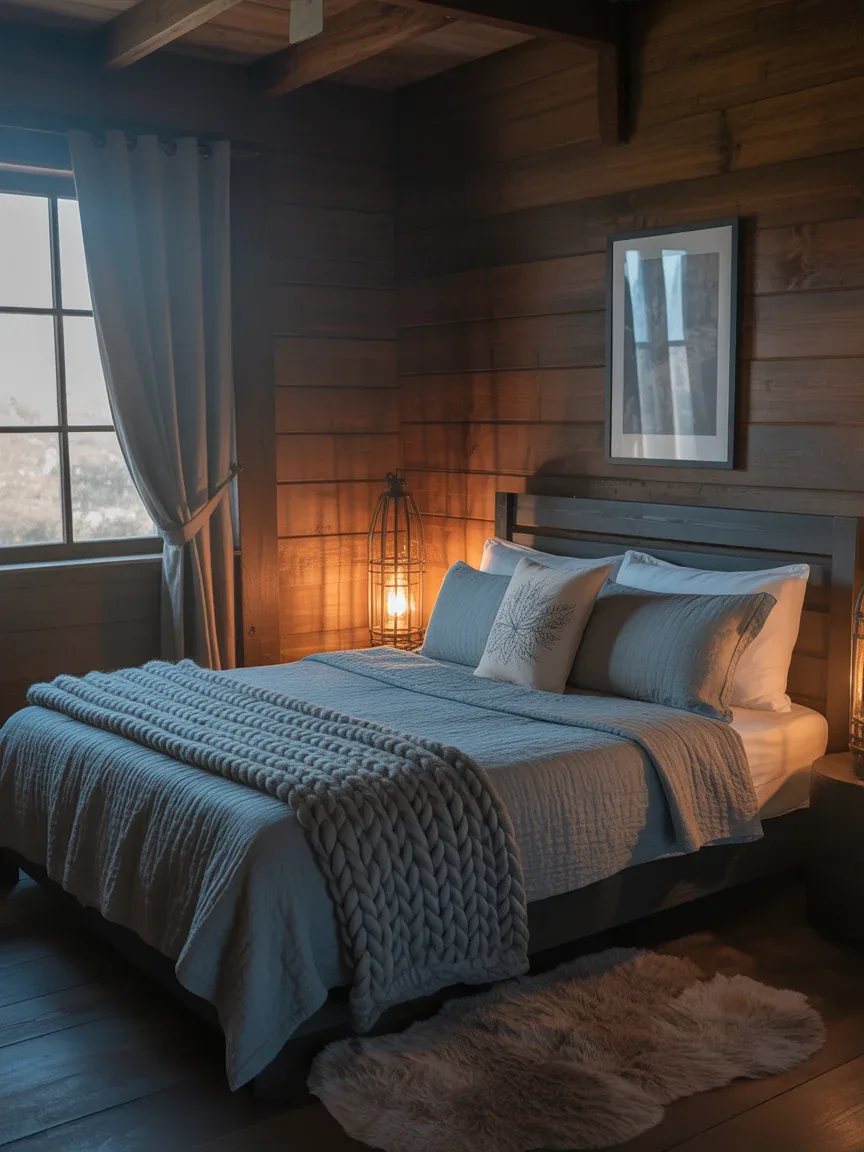 15. Rustic Blue Cabin Retreat 15. Rustic Blue Cabin Retreat