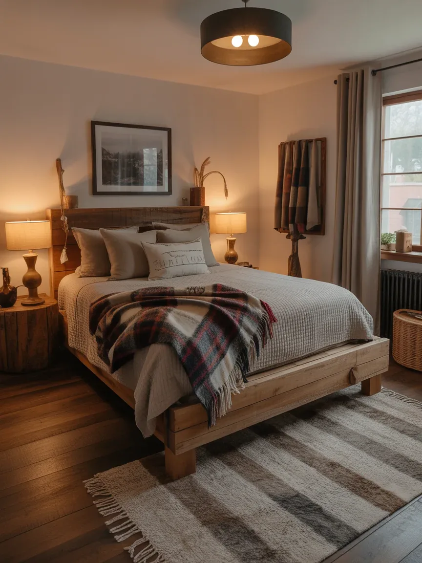 9. Rustic Boho Cabin Vibes 9. Rustic Boho Cabin Vibes