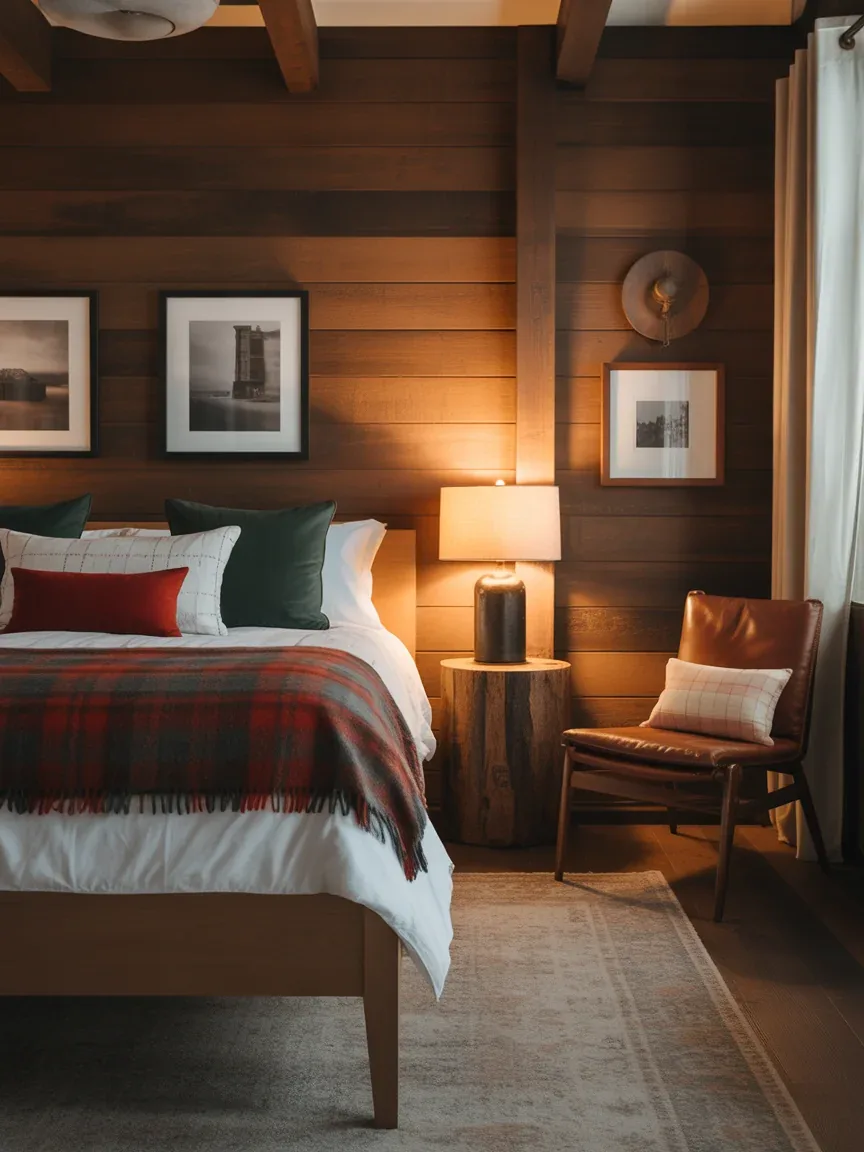8. Rustic Cabin Cozy With Wood Accents 8. Rustic Cabin Cozy With Wood Accents