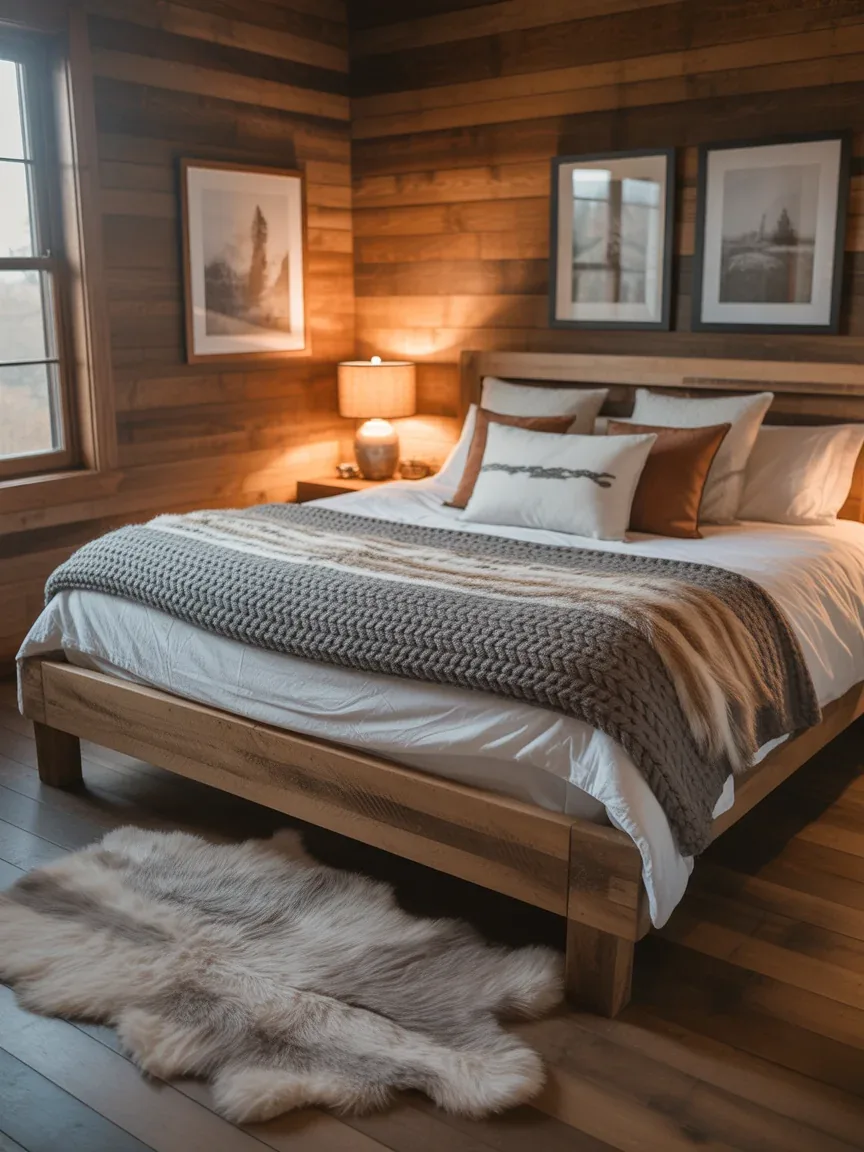 1. Rustic Cabin Retreat With Natural Wood Layers 1. Rustic Cabin Retreat With Natural Wood Layers
