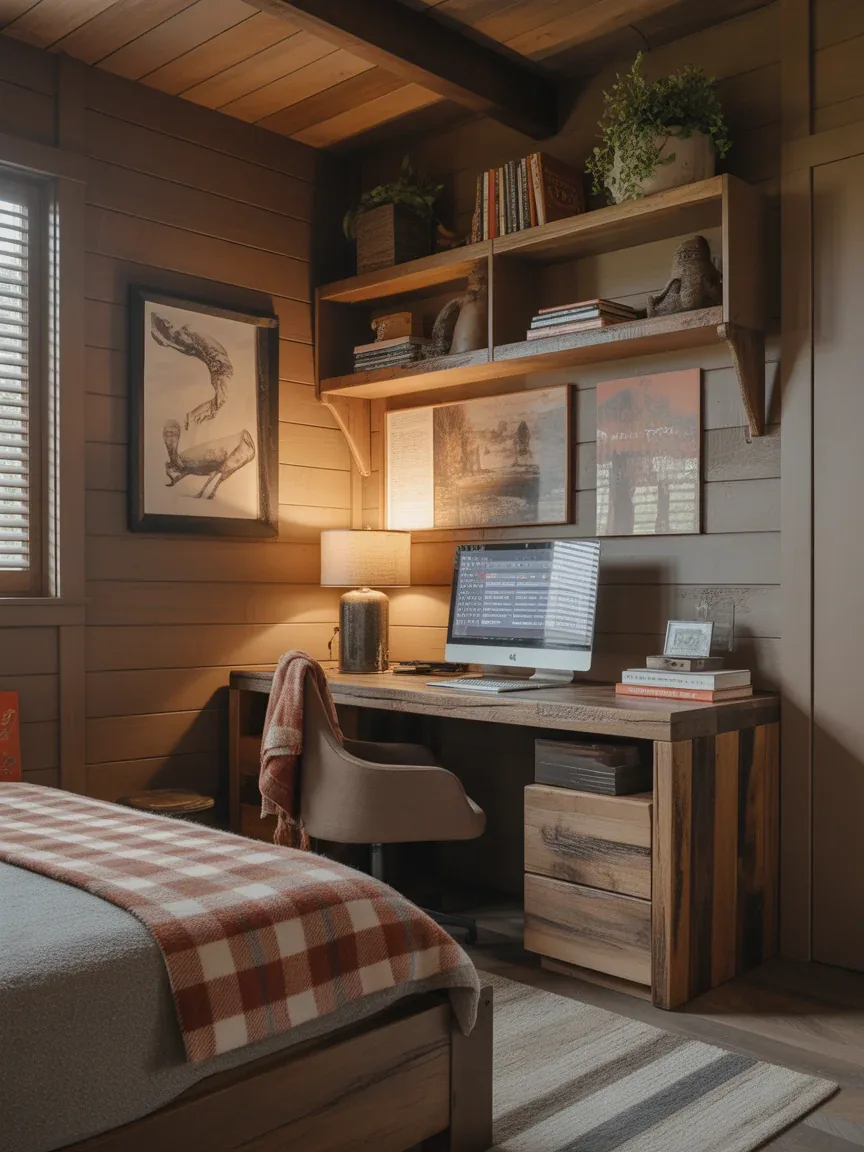 19. Rustic Cabin Study Room 19. Rustic Cabin Study Room