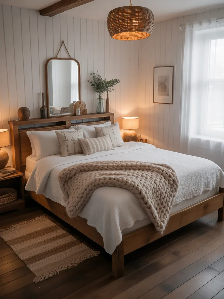 16. Rustic Farmhouse Cozy Nook 16. Rustic Farmhouse Cozy Nook