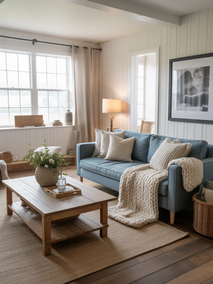 11. Rustic Farmhouse With Cozy Textures