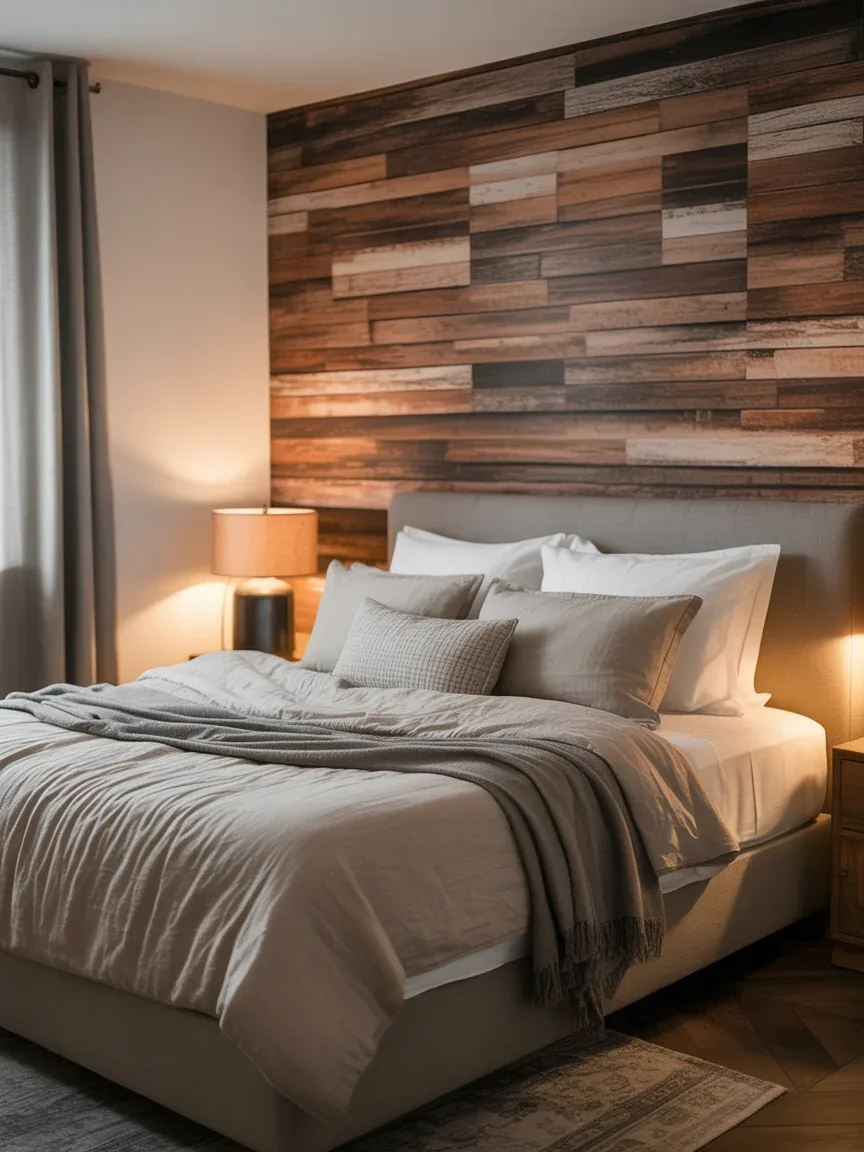 19. Rustic Wood Cabin Bedroom 19. Rustic Wood Cabin Bedroom