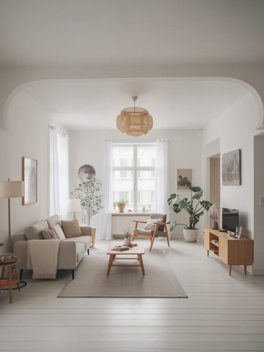 7. Scandinavian Airy Retreat