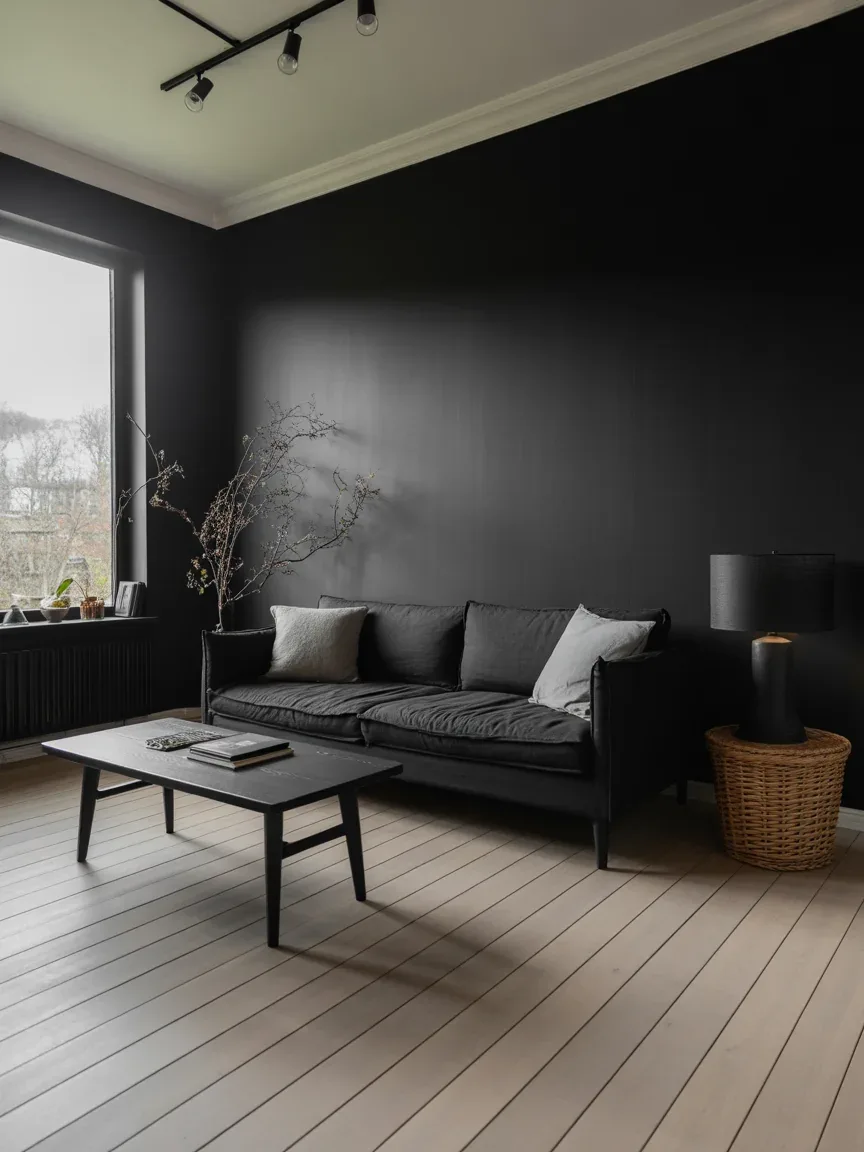 7. Scandinavian Black Simplicity 7. Scandinavian Black Simplicity