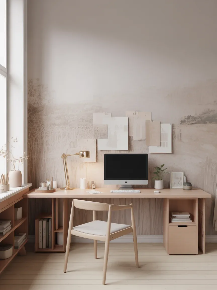 13. Scandinavian Calm Workspace 13. Scandinavian Calm Workspace