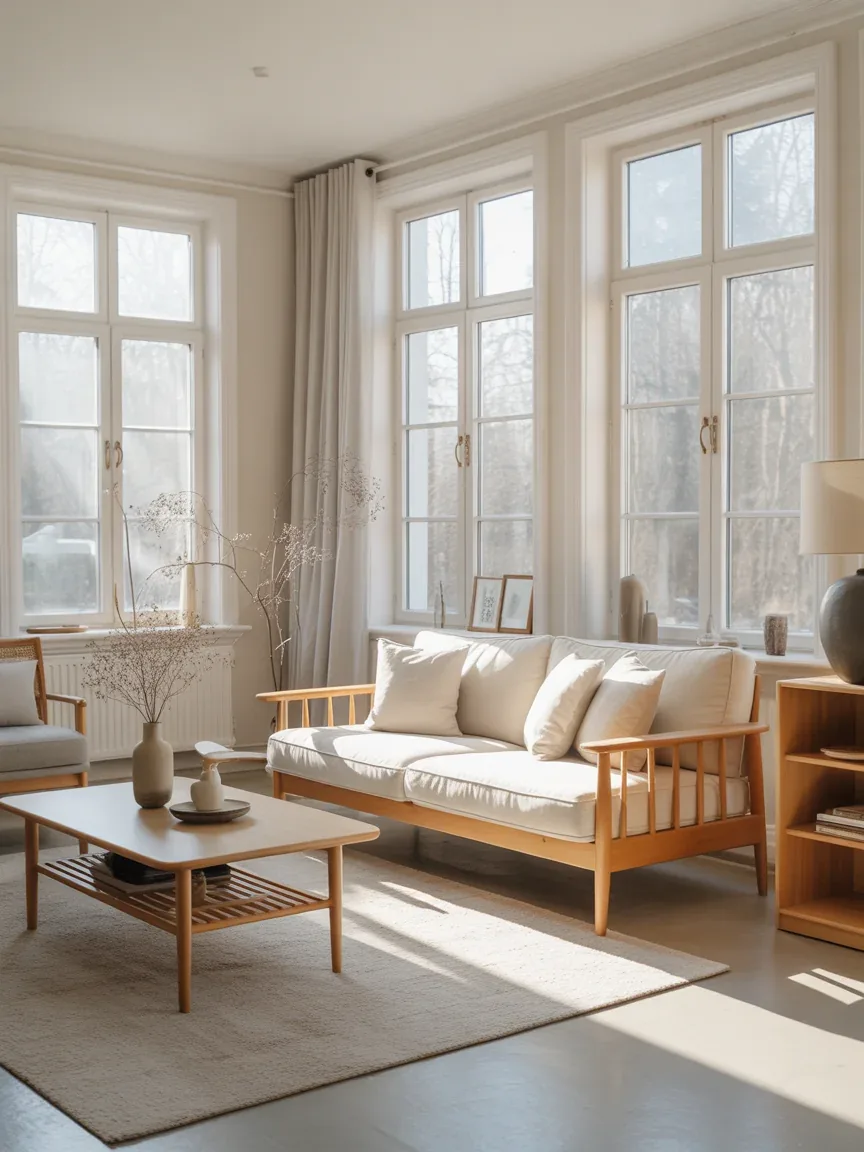 5. Scandinavian Light and Airy Retreat 5. Scandinavian Light and Airy Retreat