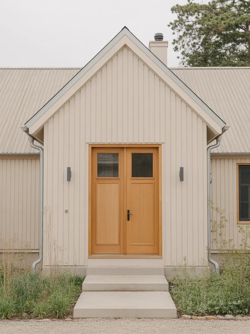 17. Scandinavian Light Wood Double Doors 17. Scandinavian Light Wood Double Doors