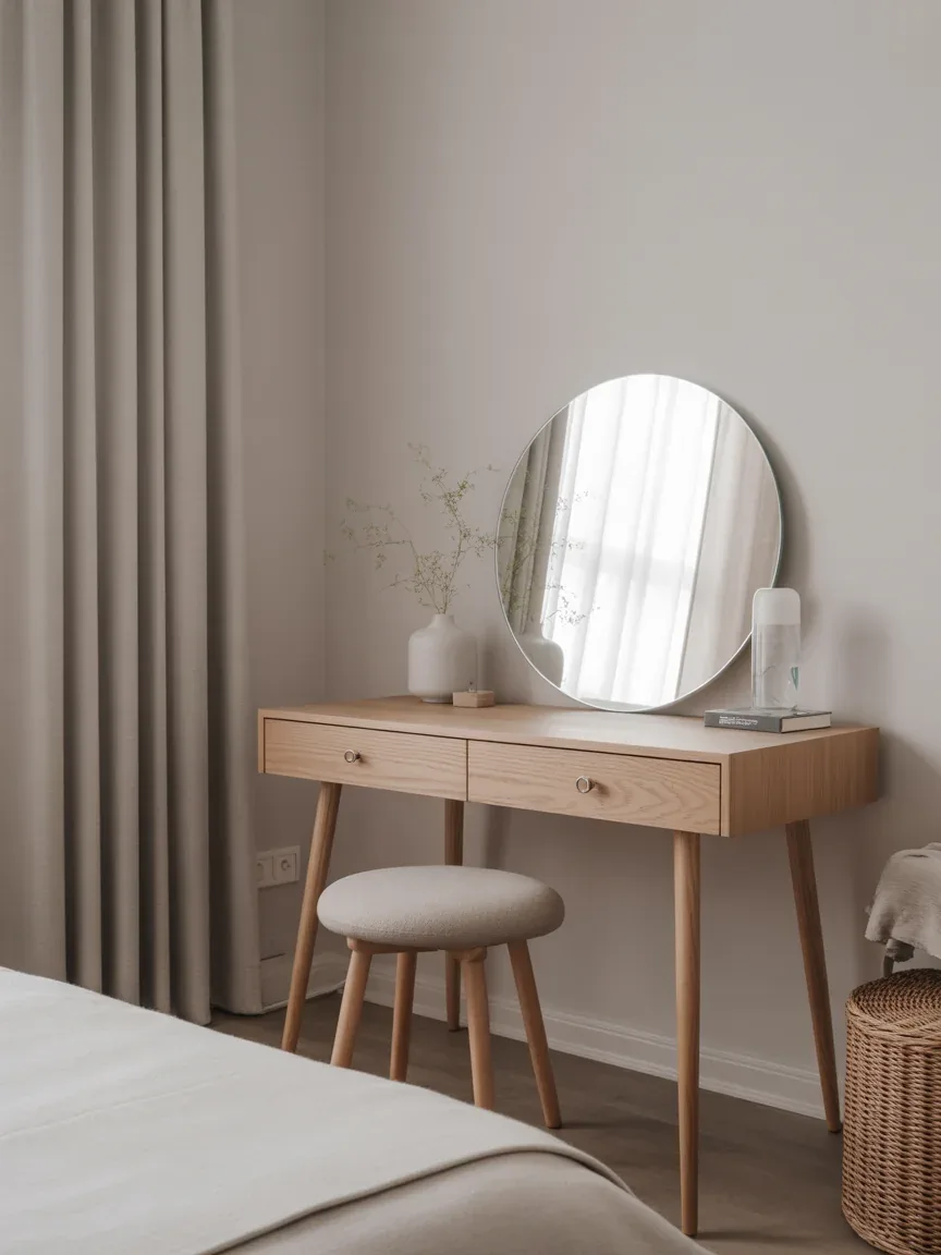 6. Scandinavian Light Wood Vanity 6. Scandinavian Light Wood Vanity