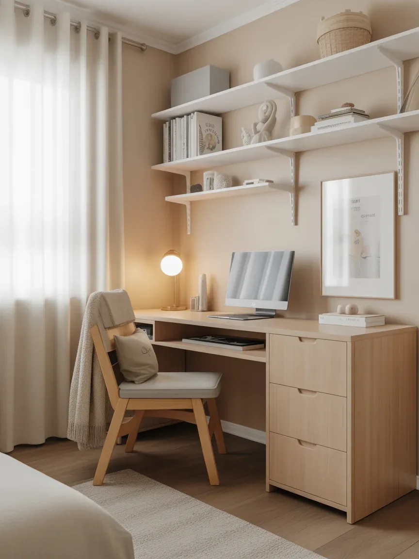 7. Scandinavian Simplicity Study Space 7. Scandinavian Simplicity Study Space