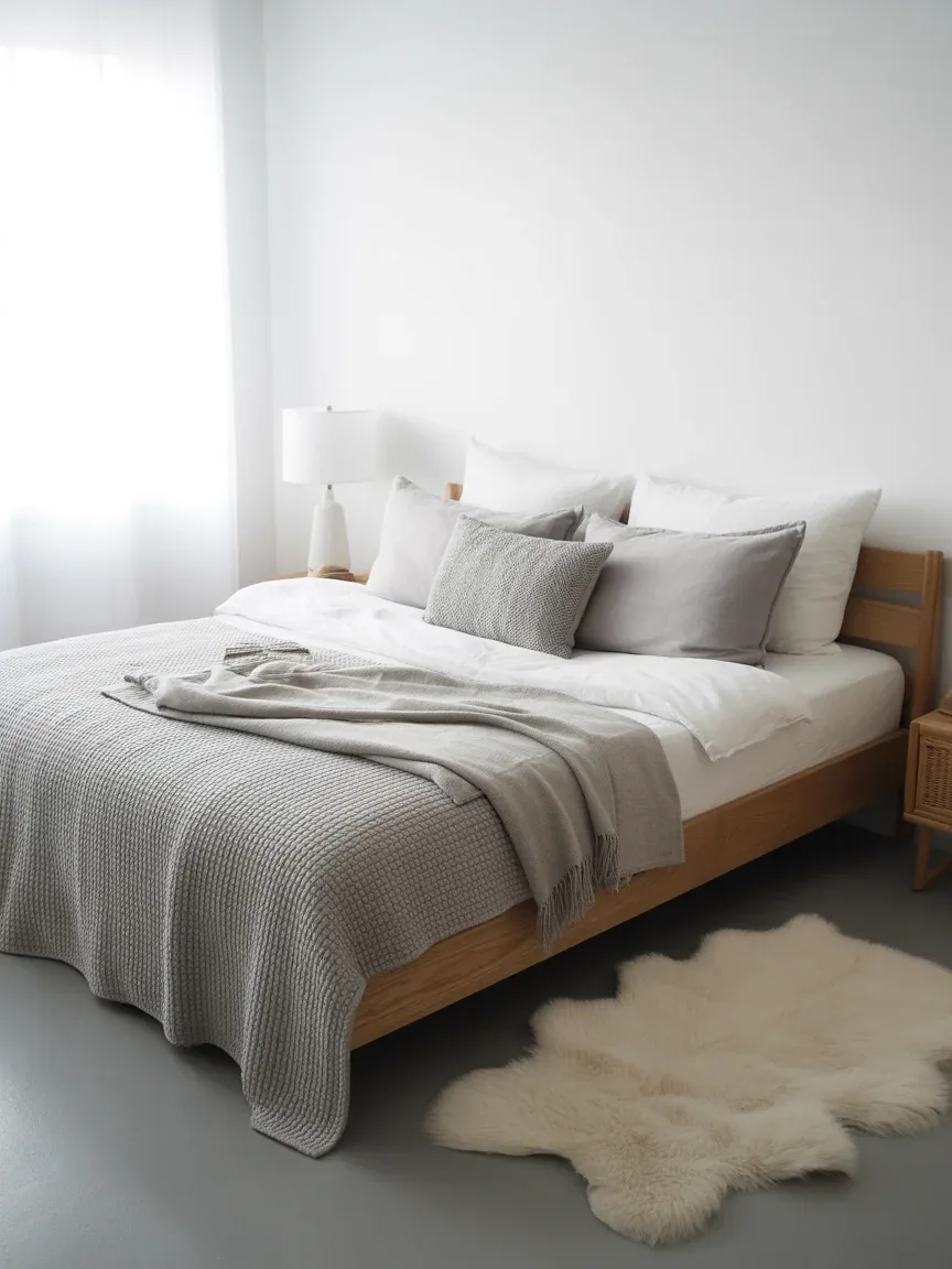5. Scandinavian Simplicity With Cozy Layers 5. Scandinavian Simplicity With Cozy Layers