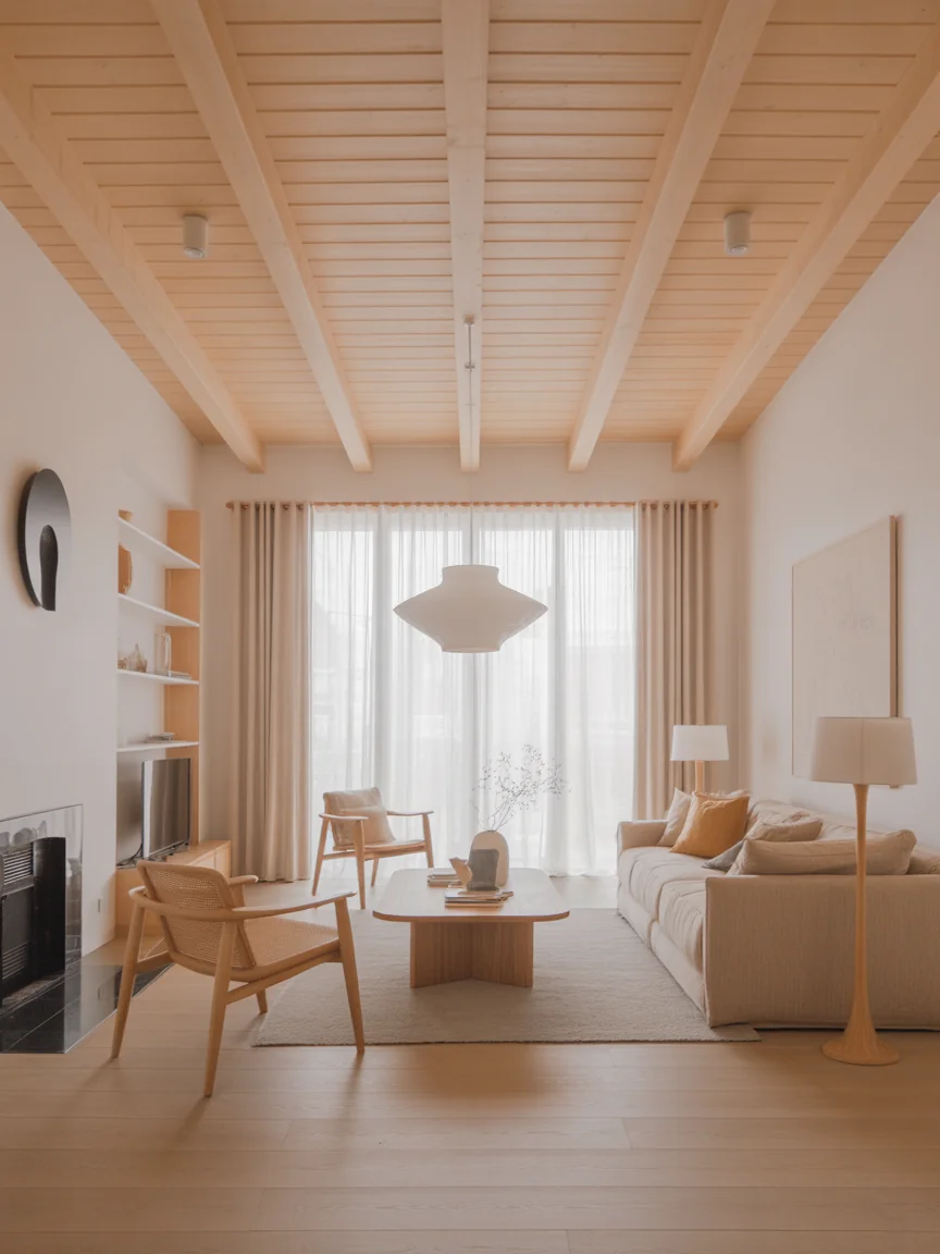 20. Scandinavian Simplicity With Warm Textures